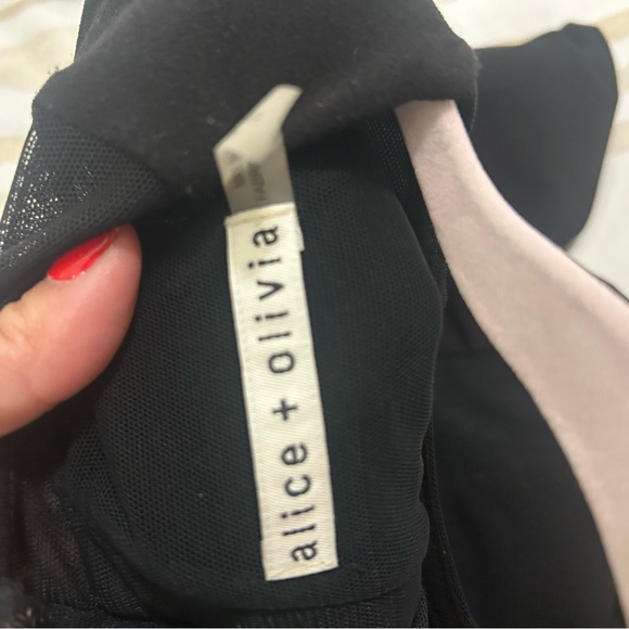 Alice + Olivia Black Long Sleeve Dress - Picture 7 of 12